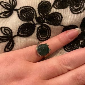 💍Green/Teal Stone Ring💍 Size 16